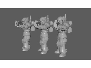 kasa kin zanjadoras 40k astra militarum guardia imperial warhammer 3d print model - Mito3D