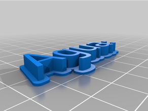 agua özelleştirilmiş 3d print model - Mito3D