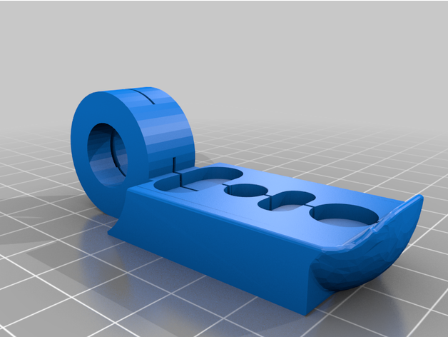 updated pill cutter base 3D print model - Mito3D