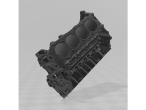 400 small block chevrolet engine 3d print model - Mito3D