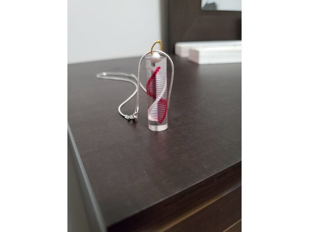 filamento dna keyhain 3D print model - Mito3D