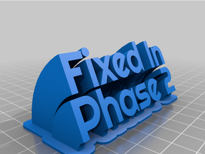 fixe phase 2 personnalisé 3d print model - Mito3D