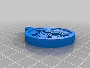starbucks anel chave 3d print model - Mito3D