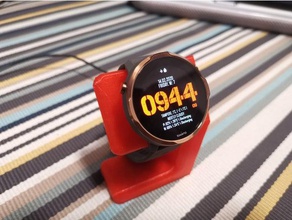 universal smartwatch stand cradle dock holder suunto watch 3d print model - Mito3D