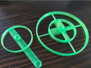 Spielzeug turbine spinner Vakuum angetrieben fidget 3d print model - Mito3D