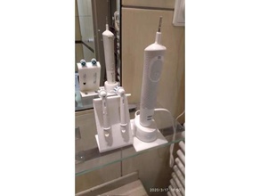 oral elektronische Zahnbürste kopfhalter 3d print model - Mito3D