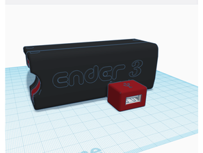 ender 3 sd card usb adapter housing v2 creality micro holder 3d print model - Mito3D