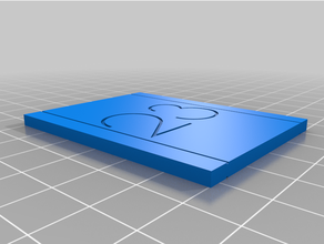 art deco kartları sürekli flip takvim poiret yazı tipi özelleştirilmiş 3d print model - Mito3D