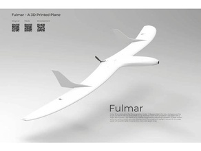 fulmar p05 original - 3d printed rc plane fpv wing 3d print model - Mito3D