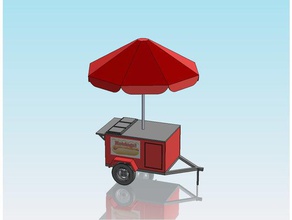 1 32 échelle stand hot dog modèle l'échelle slot 3d print model - Mito3D