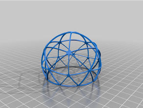 gracile octogone sphère 3d print model - Mito3D