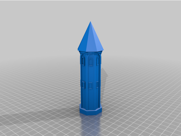 tower building 3D print model - Mito3D