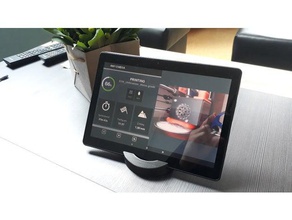 simple support tablette smartphone stand 3d print model - Mito3D