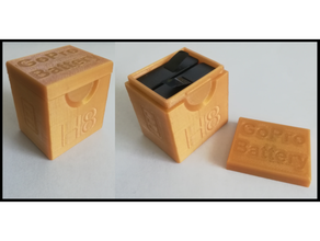 gopro hero 8 caja batería 3d print model - Mito3D