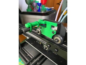a10t extruder cable support 3d print model - Mito3D