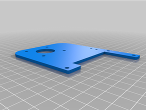 anycubic chiron - direct drive installation plate 3d print model - Mito3D