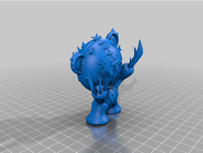 effrayant l'ours 3d print model - Mito3D