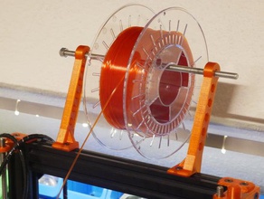 prusa spool holder bear upgrade extra 3d print model - Mito3D