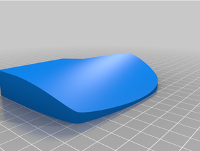 corne clavier repos poignet 3d print model - Mito3D