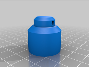 sabre laser plug simple anneau attachement 3d print model - Mito3D