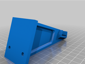 cortina soporte riel montaje rail 3d print model - Mito3D