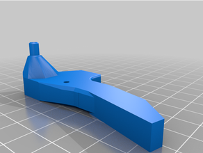 pençe bullpup tetik genişletilmiş nerf caliburn 3d print model - Mito3D