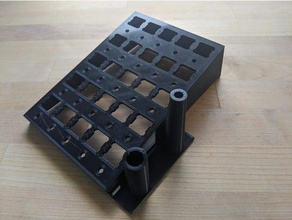 lube brush holder keyboard station mechanical switch 3d print model - Mito3D