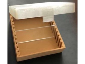 microscope blade box 3d print model - Mito3D