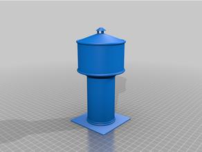 water tower 3d print model - Mito3D