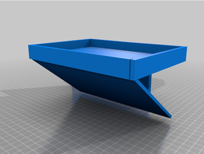 mountable removable travel shower table 3d print model - Mito3D