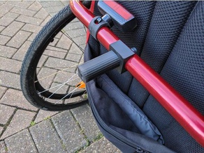 roue libre fauteuil roulant l'équerre 3d print model - Mito3D