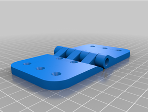 customized parametric hingemk2 3d print model - Mito3D