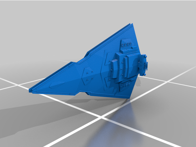 xyston class star destroyer order wars 3D print model - Mito3D