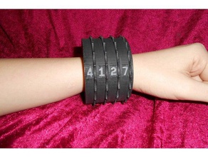 comptage bracelet 3d print model - Mito3D