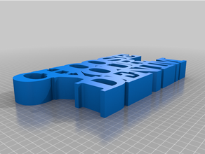 chhose mezclilla personalizado 3d print model - Mito3D