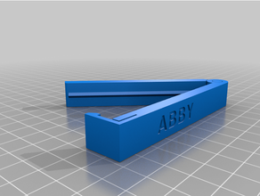 abby çanta klipler 3d print model - Mito3D