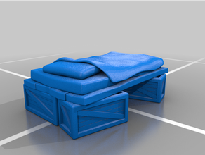 schlechte Betten Bett dnd Miniatur dungeon pathfinder rpg 3d print model - Mito3D
