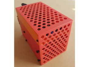 nas server raspberry pi 30mm fan hdd adapter 3 case rack 3d print model - Mito3D