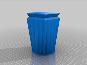 vase 133 v1 container pencil holder spiral 3d print model - Mito3D