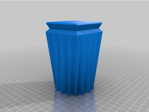 vaso 133 v1 contenitore matita titolare spirale 3d print model - Mito3D