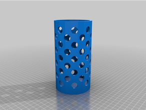 makeup cup holes 3d print model - Mito3D