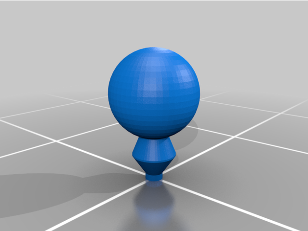 personalizzata sfera zoccolo montaggio 3D print model - Mito3D