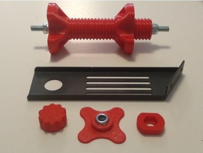 universal spool holder et4 adapter adaptador anet bobina ender3 filament filamento remix soporte sujeccion 3d print model - Mito3D