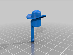 pencil clip hat 3d print model - Mito3D