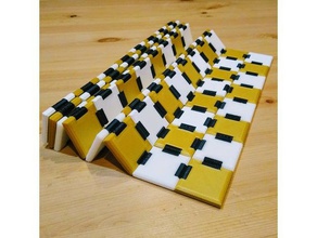 desmontável tabuleiro xadrez 3d print model - Mito3D