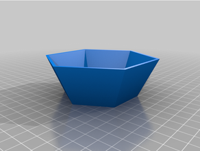 altıgen pot bitki hexagon 3d print model - Mito3D