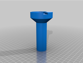 horizontal soporte bobina doble extrusión 3d print model - Mito3D