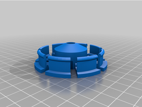 59 8 filament spool hub 3dpassion kundengebundene 3d print model - Mito3D