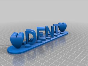 deni meda customized 3d print model - Mito3D