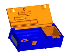 ts 80 ferro solda caso bateria stanley 014725r organizador lager versão cabo usb armazenamento remix 3d print model - Mito3D